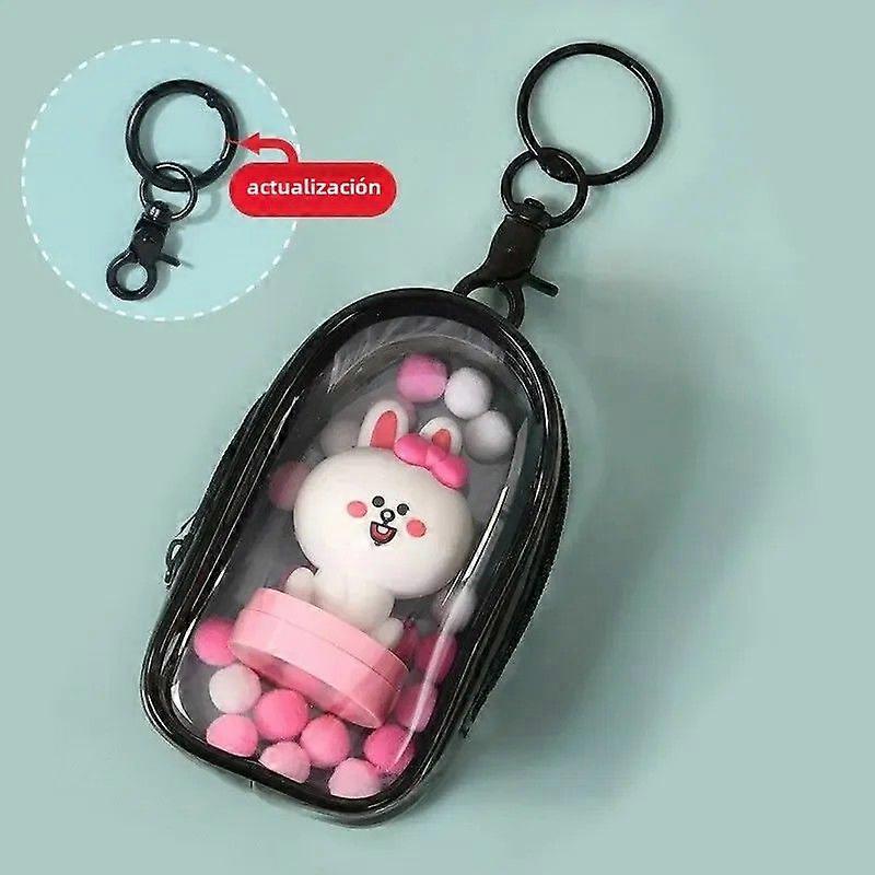High Translucent PVC Stereoscopic Shopping Cart Bag Sundry And Transparency Coin Purse Closed Bag