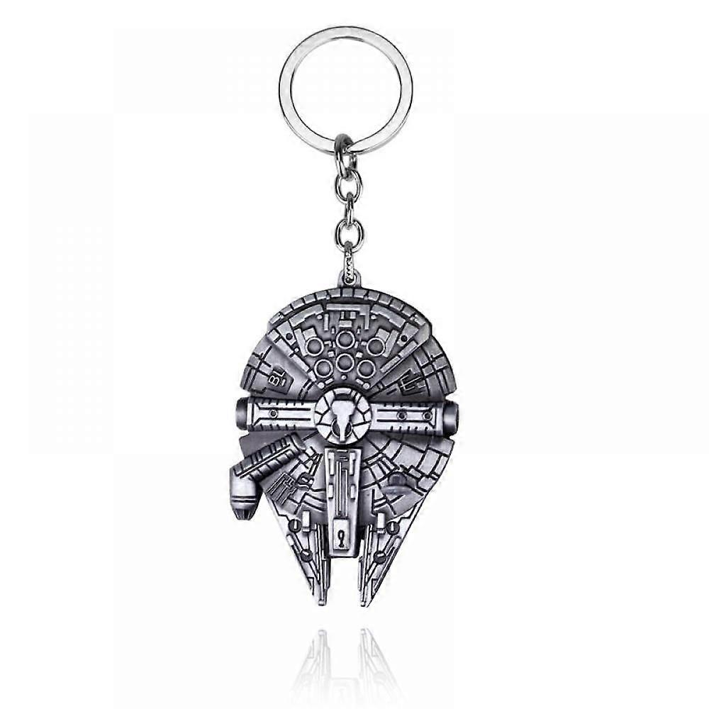 Star Wars Millennium Falcon Keychain, Silver