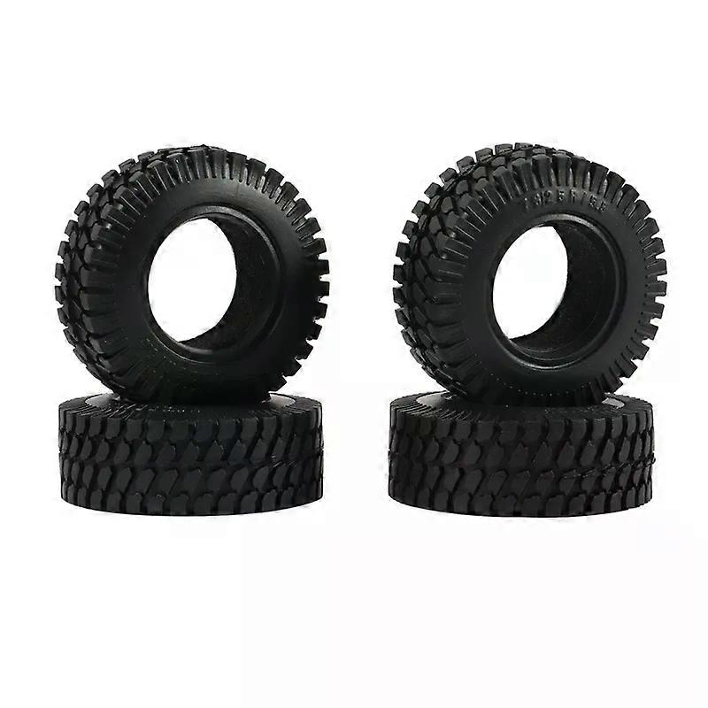 FBIL-4PCS 75MM Inch Rubber Tire Tire Tire for RC Track Car Axle Yeti Jr 90069 D90 TF2 Tamiya CC01 LC70 MST JIMNY