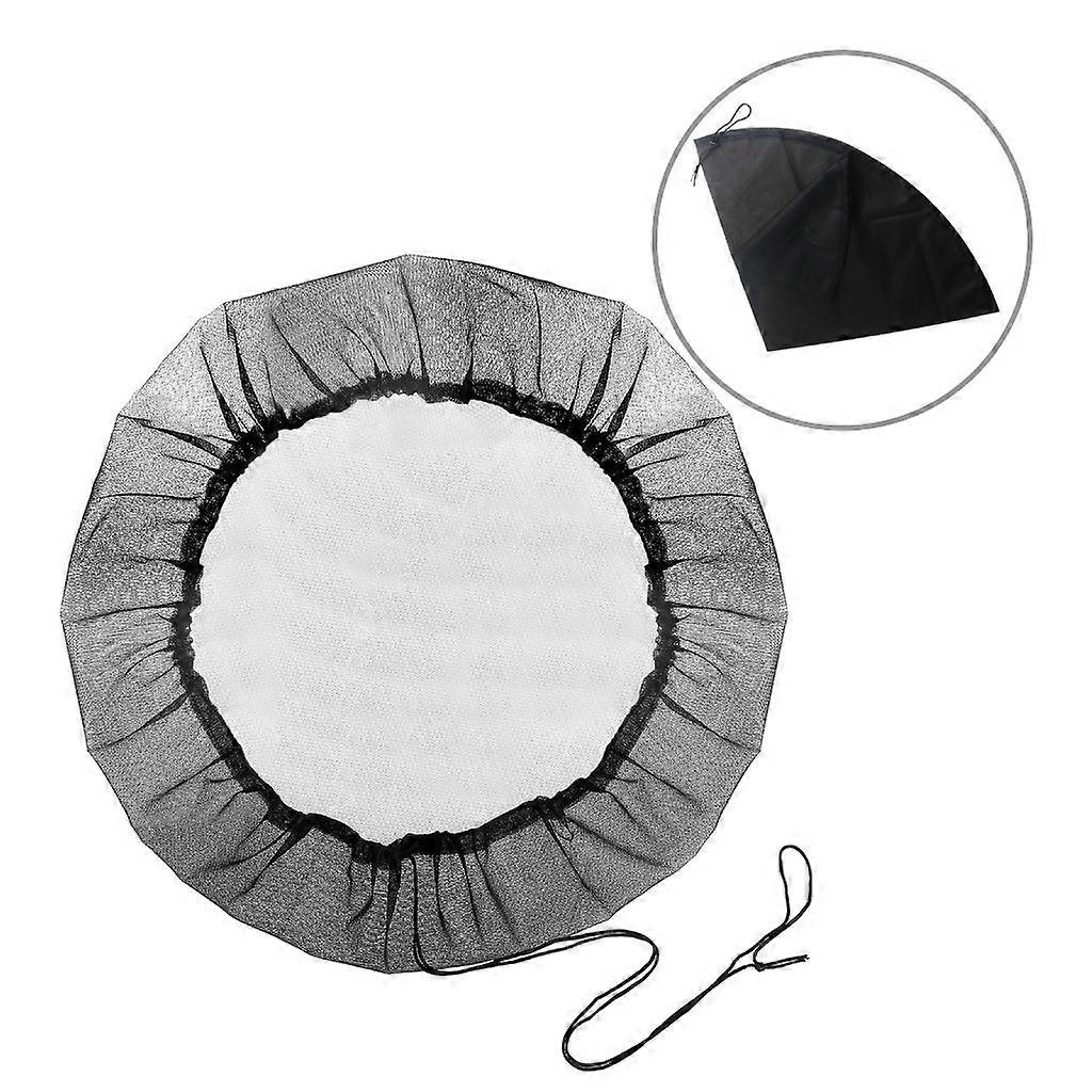 Rain Bucket Raindrop Collection Filter Screen Drawstring Cover for Watertanks