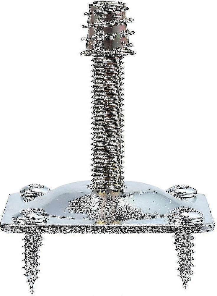 Set of 4 Furniture Legs Fixing Plates, Hardware Accessories for 49 x 49 x 2 mm