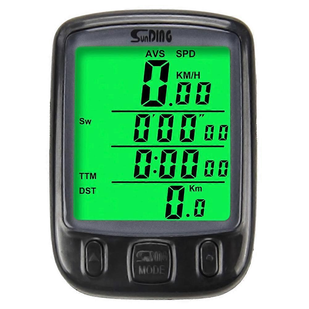Waterproof Wired LCD Digital Cycle Bike Computer Bicycle Speedometer Odometers 1