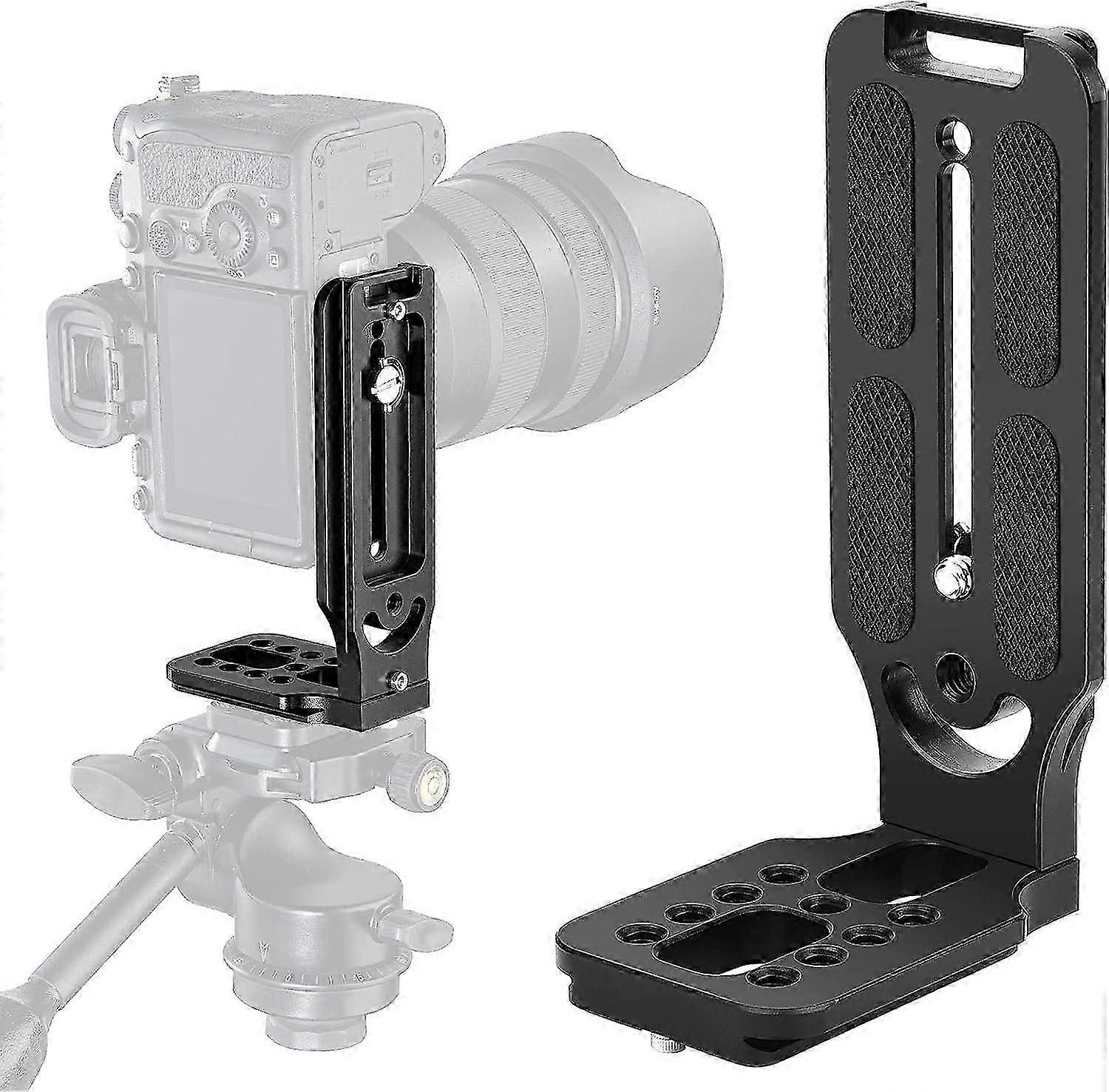 كاميرا DSLR فريدة من نوعها L قوس عمودي أفقي تبديل ترايبود لوحة سريعة التحرير لكانون نيكون Sony DJI Osmo Ronin Zhiyun Stabilizer
