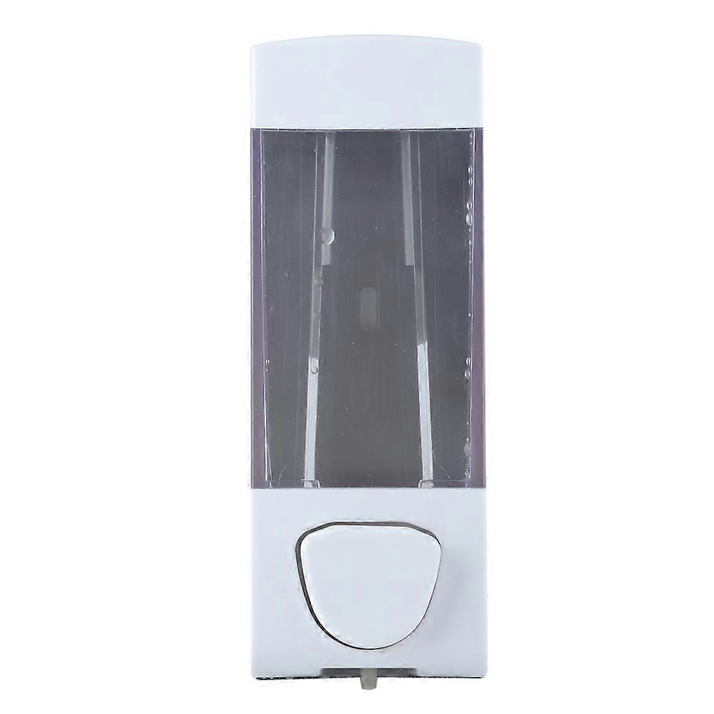 350ml Plastic Soap Dispenser Wall Mounted, Manual Lotion & Shampoo Holder, Bathroom Storage Box, Durable Design
