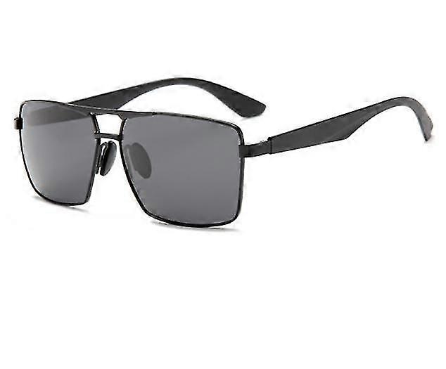 2022 Fashion Men Metal Brand Polarized Sunglasses Sunglasses Double Bridge Square Sunglasses Quality