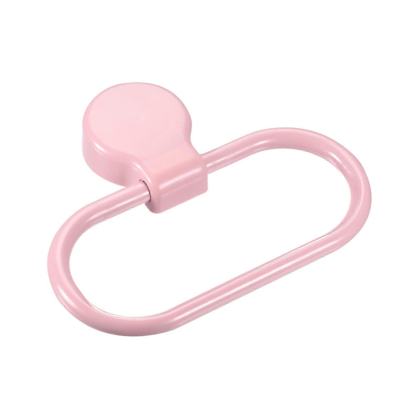Oval Pink Towel Ring for Bathroom