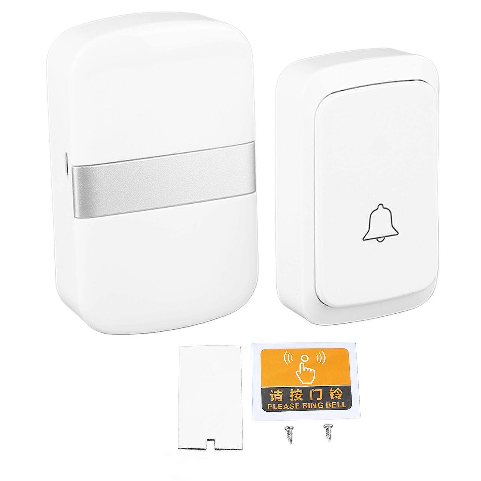 Wireless Battery-Powered Doorbell Kit - 300m Range, Waterproof, Easy Installation
