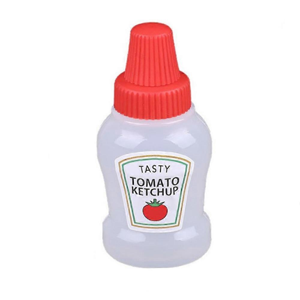 Portable Mini Ketchup Bottle Small Size Sauce Squeeze Bottle Lunch Salad Sauce Mustard Honey Container for Picnic