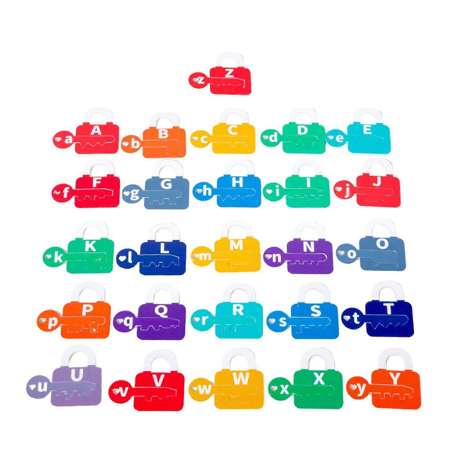 Learning Lock Toys Math Game Alphabet and Arithmetic Learning Board Sorting