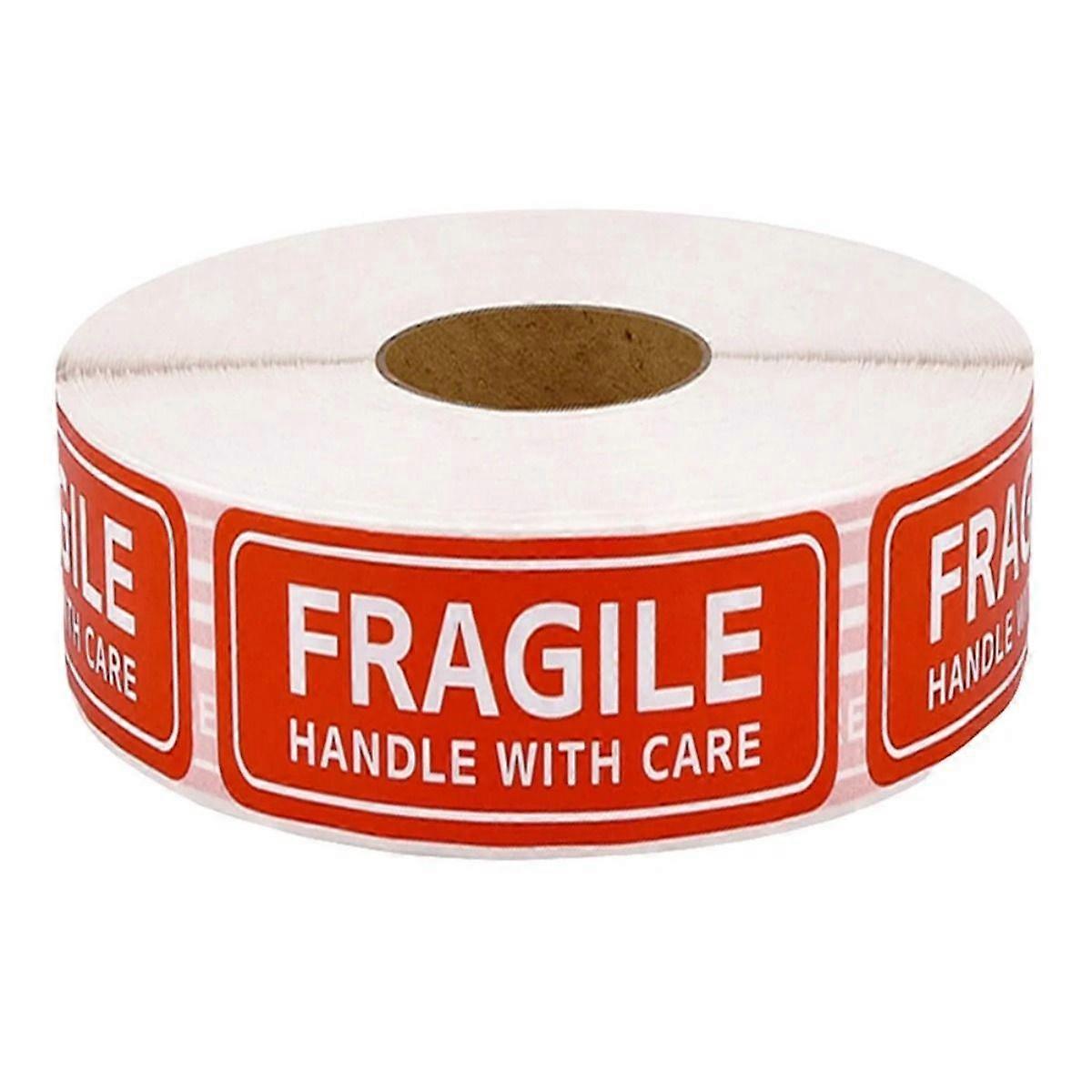 150pcs Fragile Label Stickers Handle with Care Shipping Moving Stickers (Red)