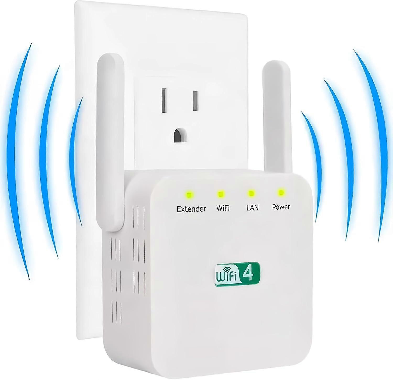 Extended Wireless Coverage WiFi Repeater, Say Goodbye To WiFi Dead Zone With Easy To Setup And Long Range