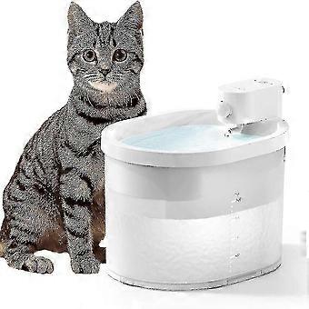 Uahpet Cat Fountain Cordless Battery Operated Cat Drinking Fountain Automatic Water Fountain For Cat