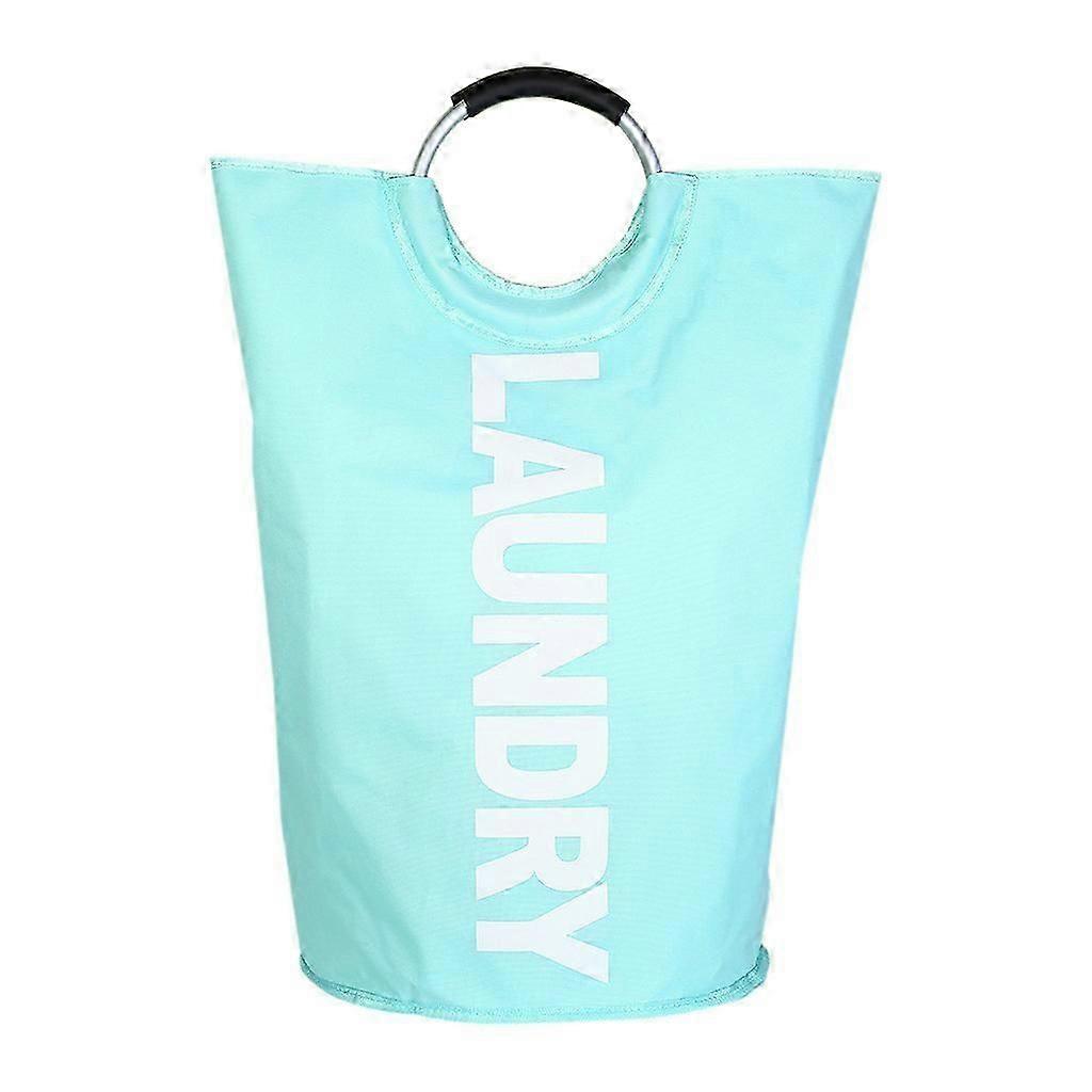 Laundry Basket Foldable Laundry Hamper Laundry Bag Laundry Baskets Capacity with Handle Blue 38*65cm