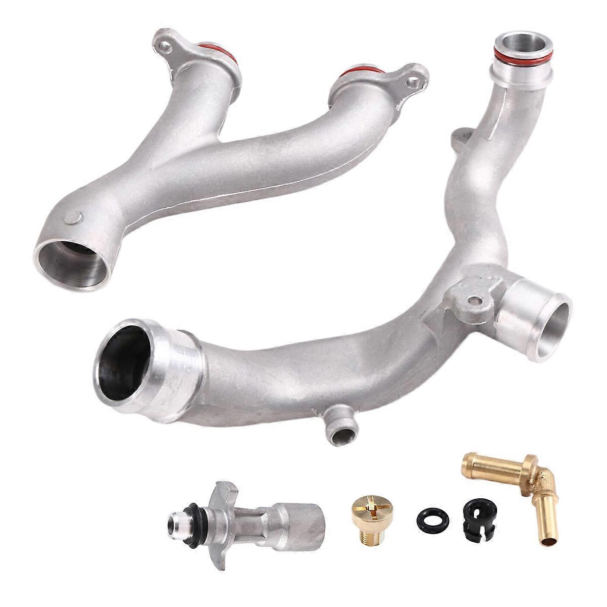 Car Water Outlet Tube Hose Kit 3.0L V6 5.0 V8 for LAND ROVER JAGUAR XJL XFL XEL XKR LR090630 LOWER L