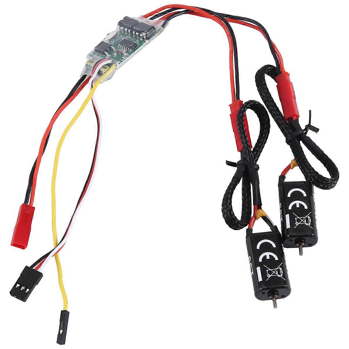 Esc Speed Control with 2PC 050 66T Brushed Motor for Rc Model