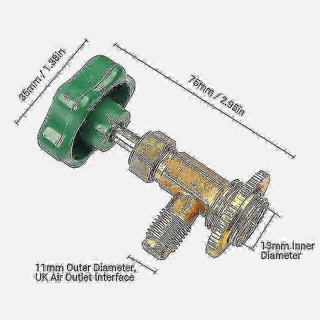 Piercing Valve  Ac Charge Valve Air Conditir Refrigerator Open Valve For R12/ R22/ R410/ R600a/r134a 11mm Outer Diameter