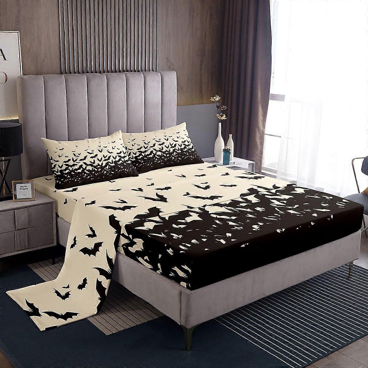 Sheet Set for Room Decorative Halloween Full Size