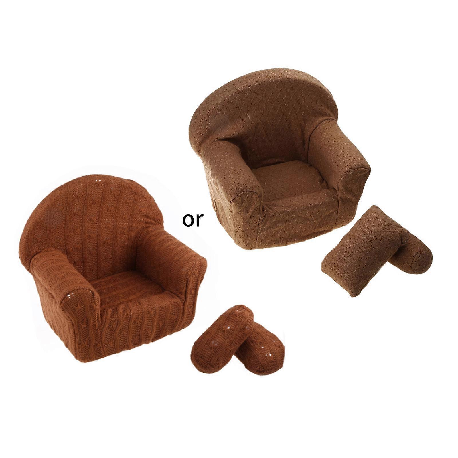 Newborn for Seat Posing Modeling Sofa and Pillow Set Baby Full Moon Newborn Photography Prop Studio Props