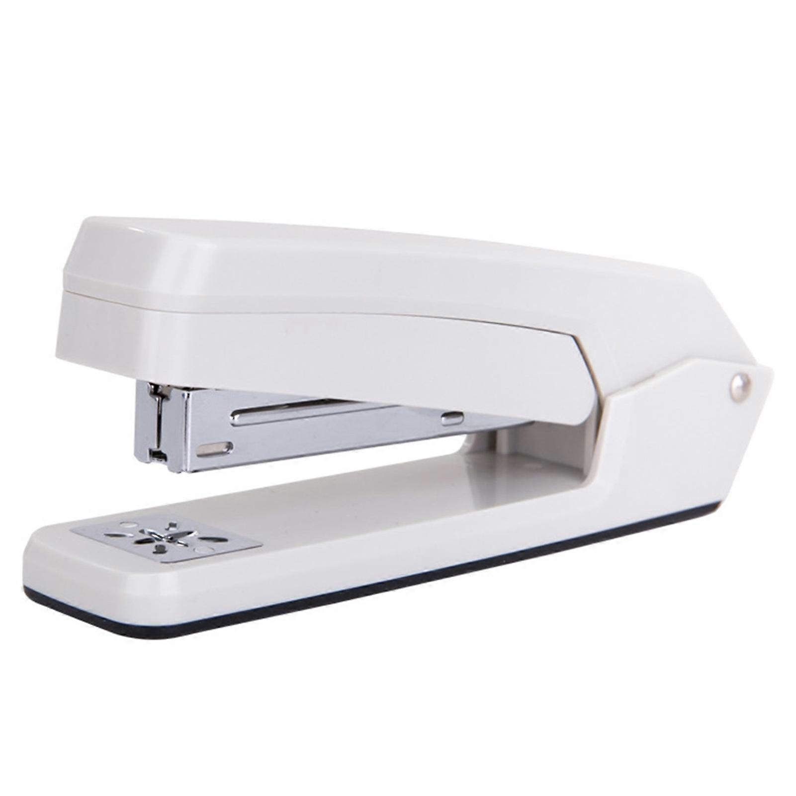 Swing Stapler White Easy Stapling Rotating Stitching Needle Tracks Clean Outline Portable Stapler for Office