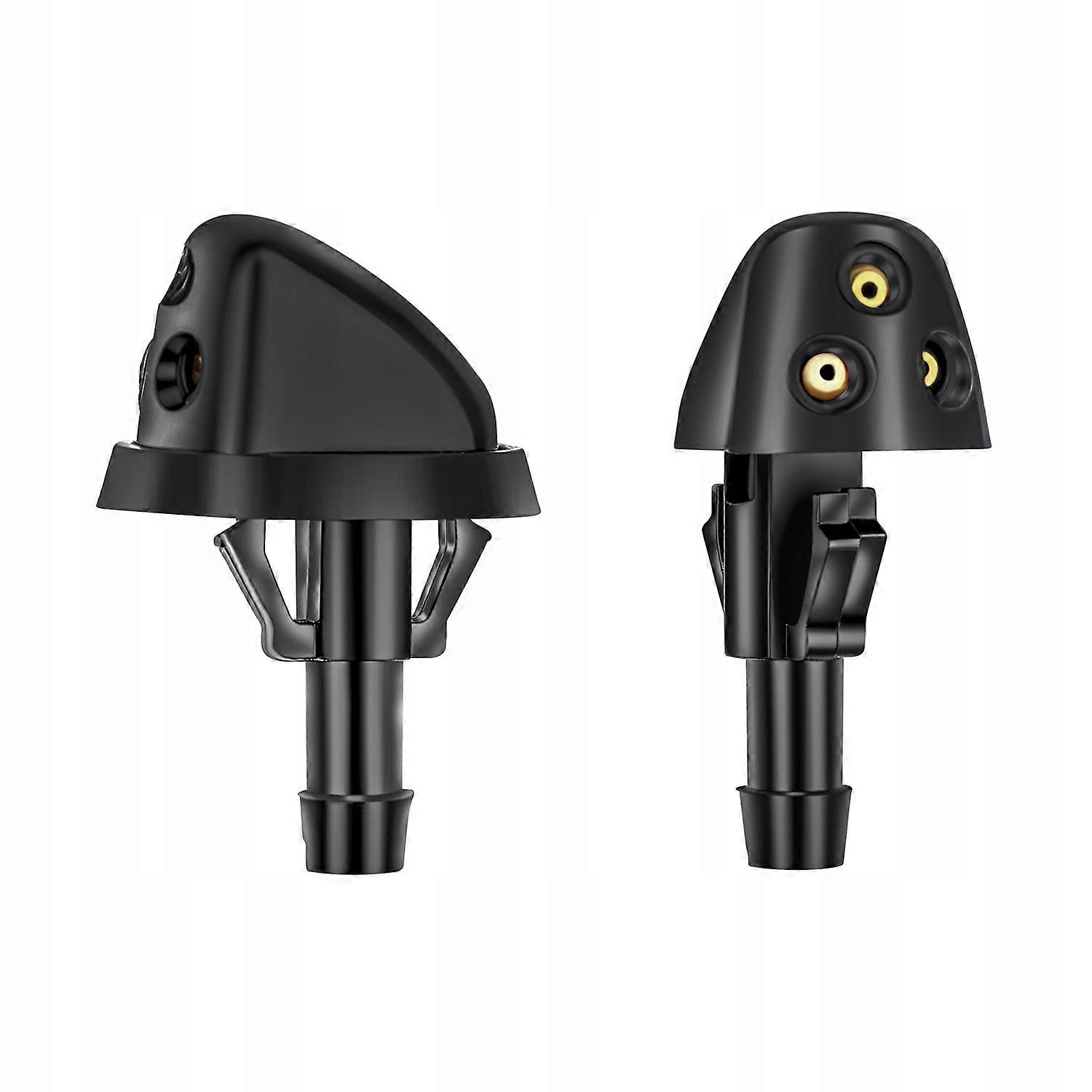 Universal Windscreen Washer Nozzles Front Mist Three-hole Set Of 2pcs