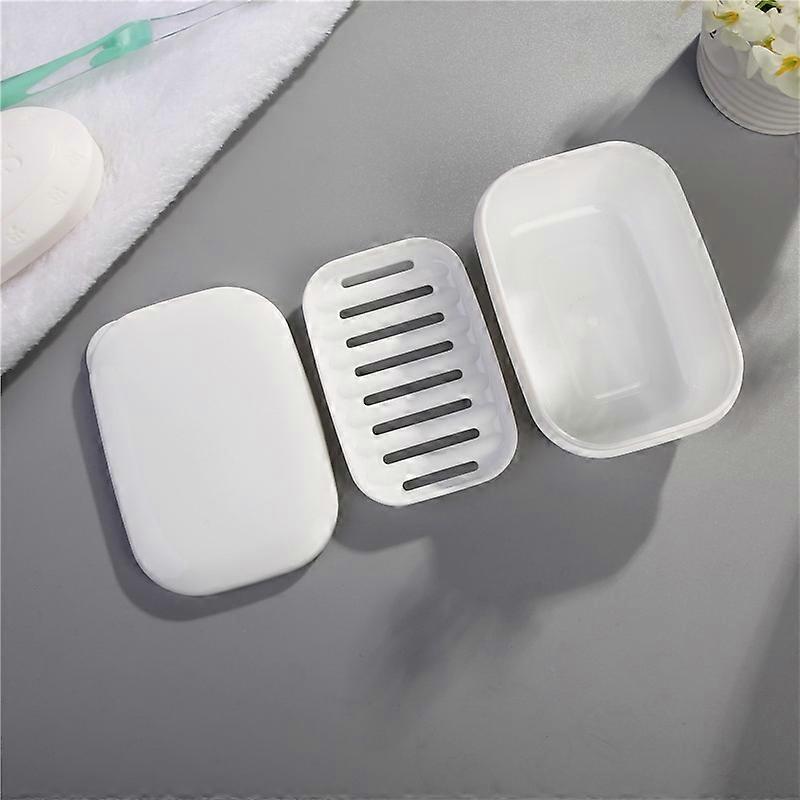 Bathroom Drain Soap Holder Plastic Sealed Travel Soap Box