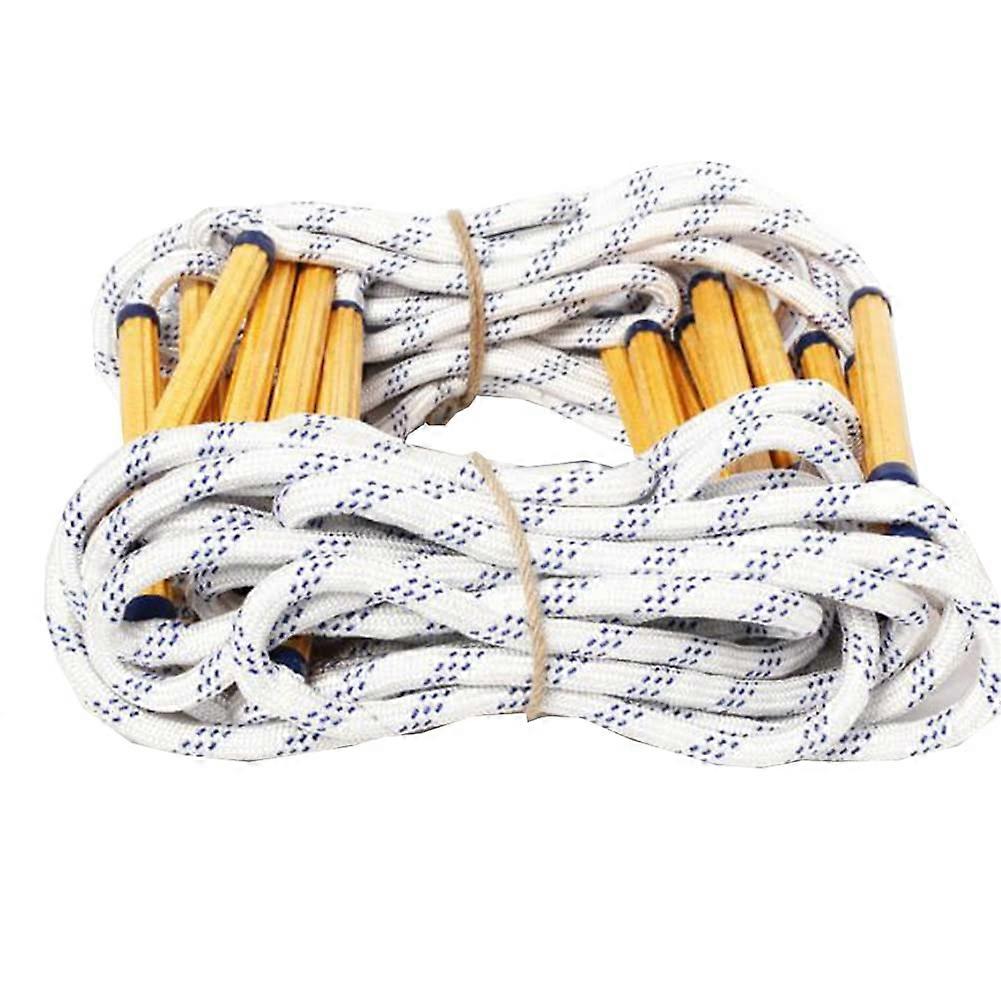 Rope Ladder, Fire Escape Safety Ladder Resin Emergency Rescue Rope Ladder Escape from Window and Balcony/20M/65.6Ft