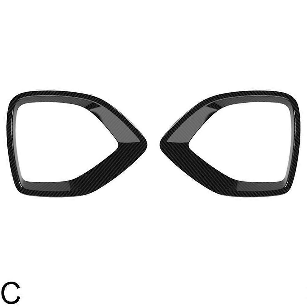 Carbon fiber (C) $Suitable for Suzuki 25 Fronx modified front bumper dedicated fog lamp ring decorative bright frame car accessories