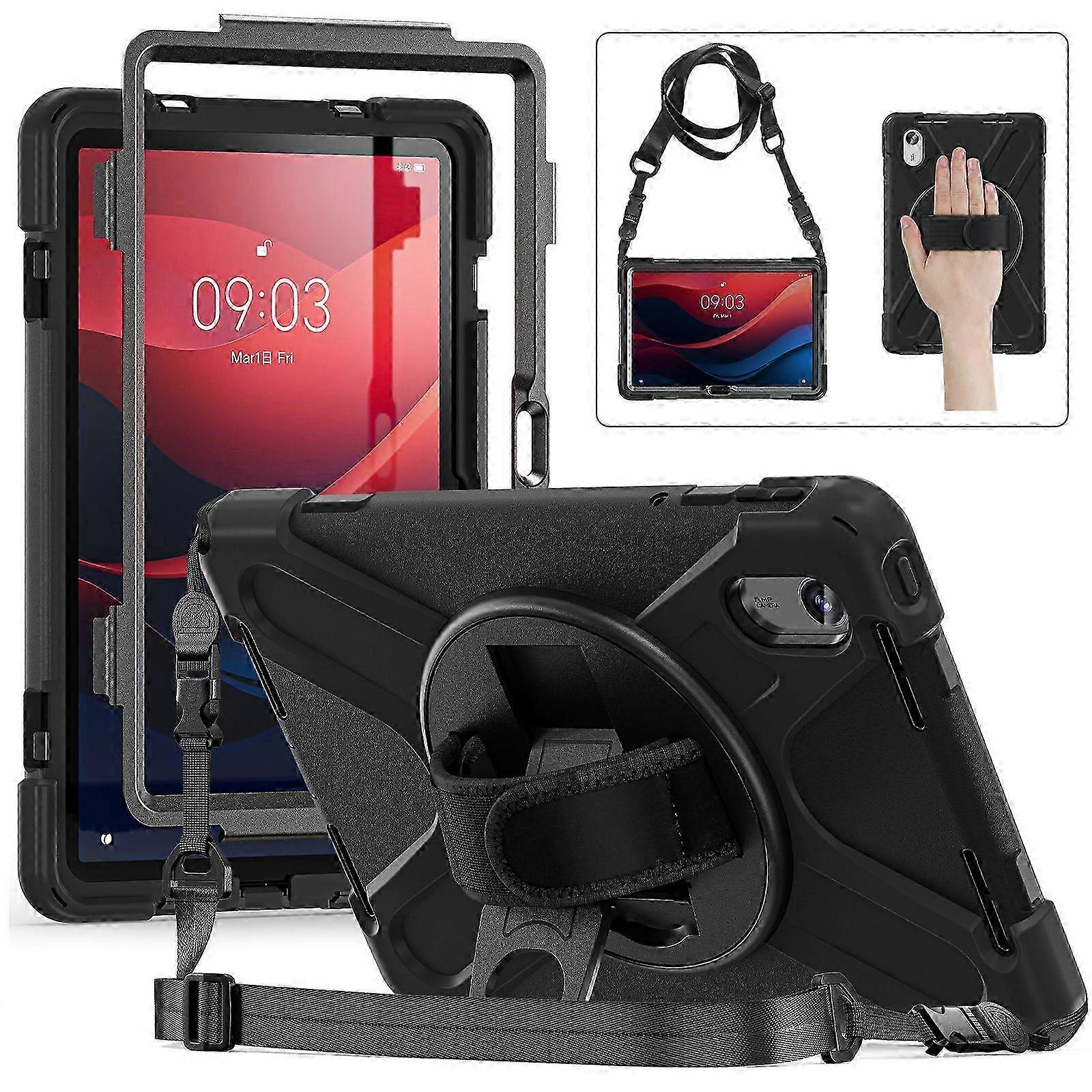 Shoulder-Strap Compatible Tablet Case with Kickstand for Lenovo Tab M11 TB-330FU Tab K11 TB-330XU and Xiaoxin Pad 11 2024