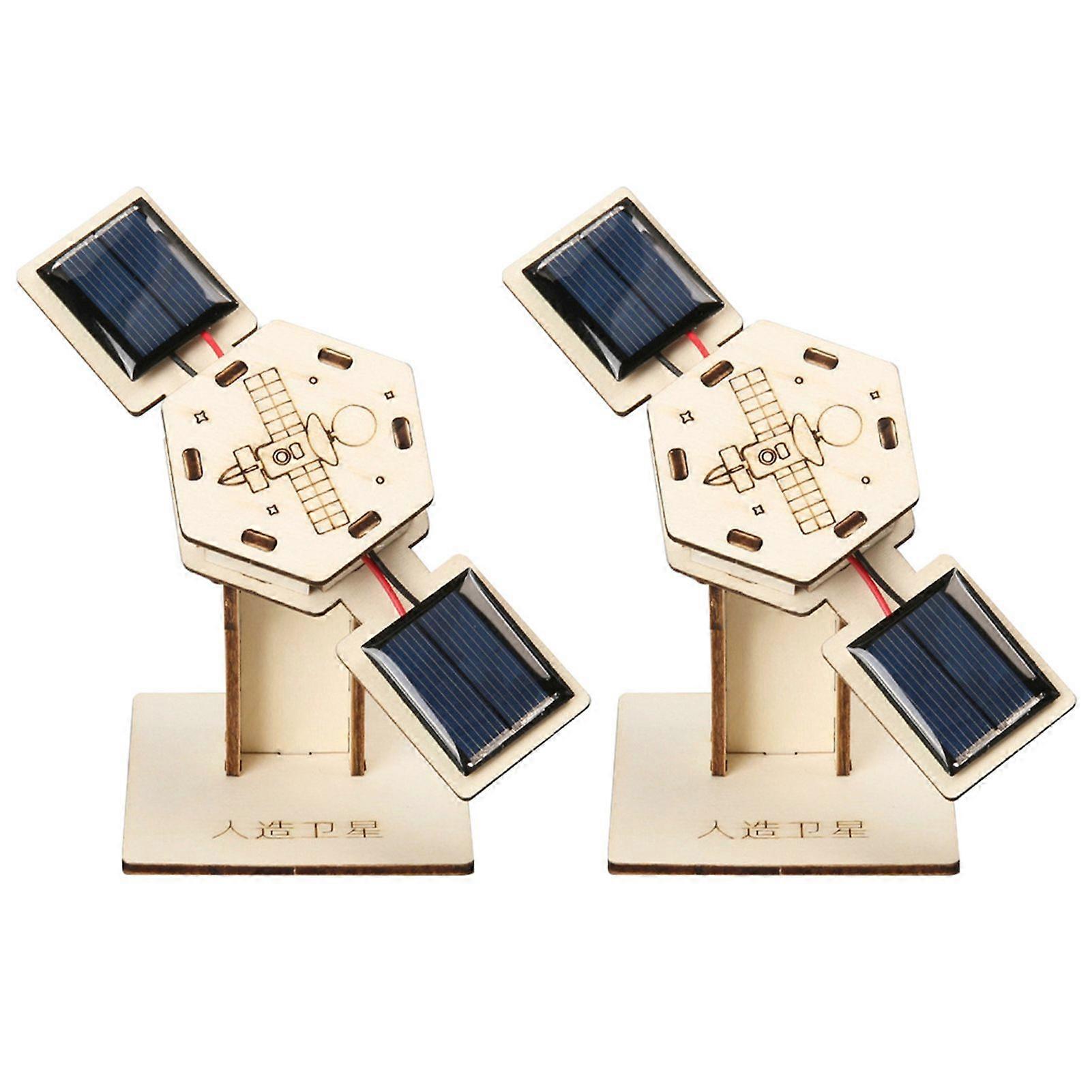 Solar Satellites Model DIY Stem Experiment Materials Science Toys for Home Decor