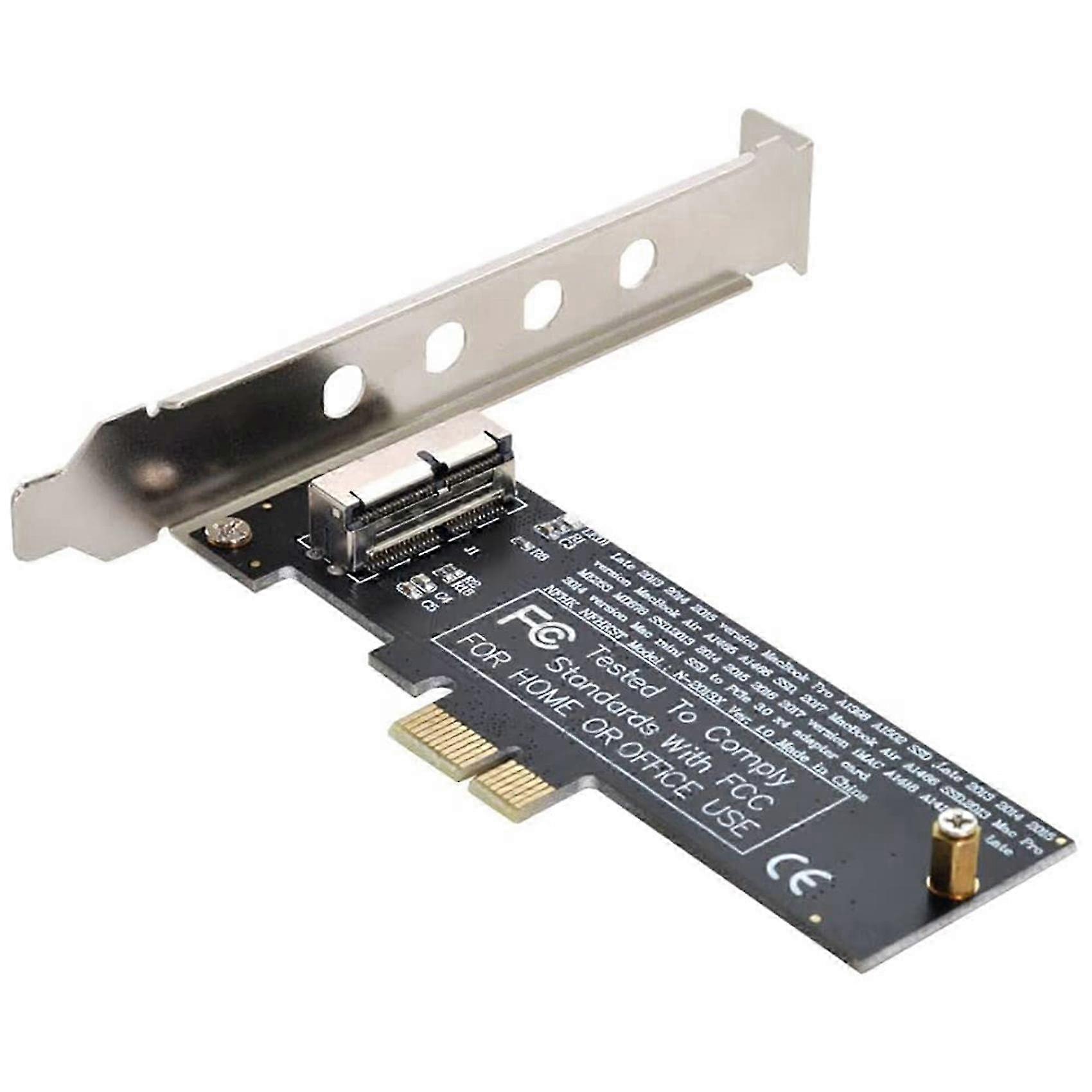 PCI Express Conversion Card PCI-E 1X to 12+16 Pin for 2013-2017 Mac Pro Air SSD Conversion Card NN