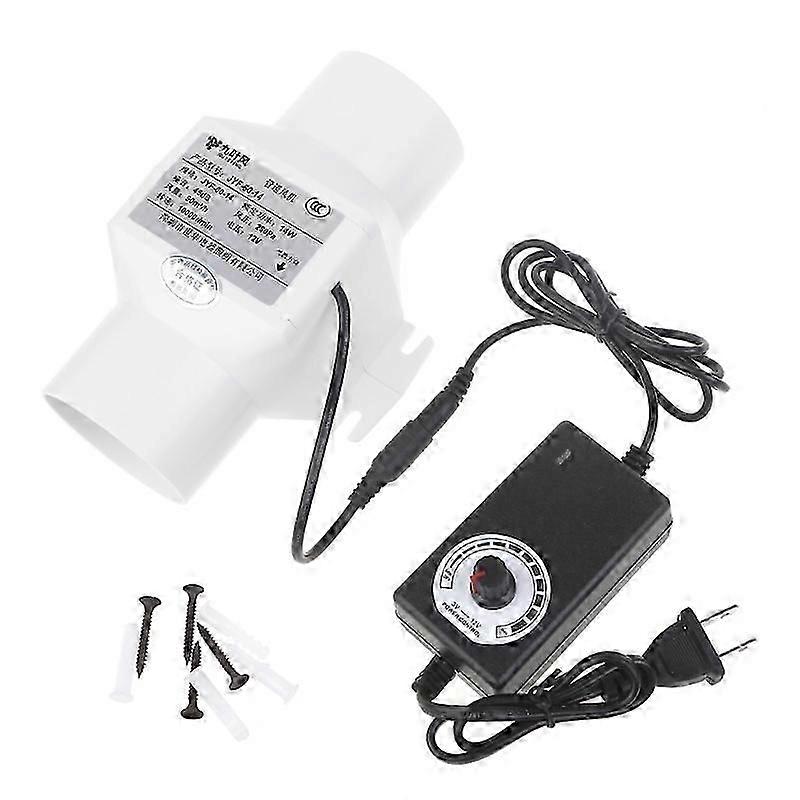 60mm High Efficiency Inline Fan Mixed Flow Ventilation System Exhaust Air Fan