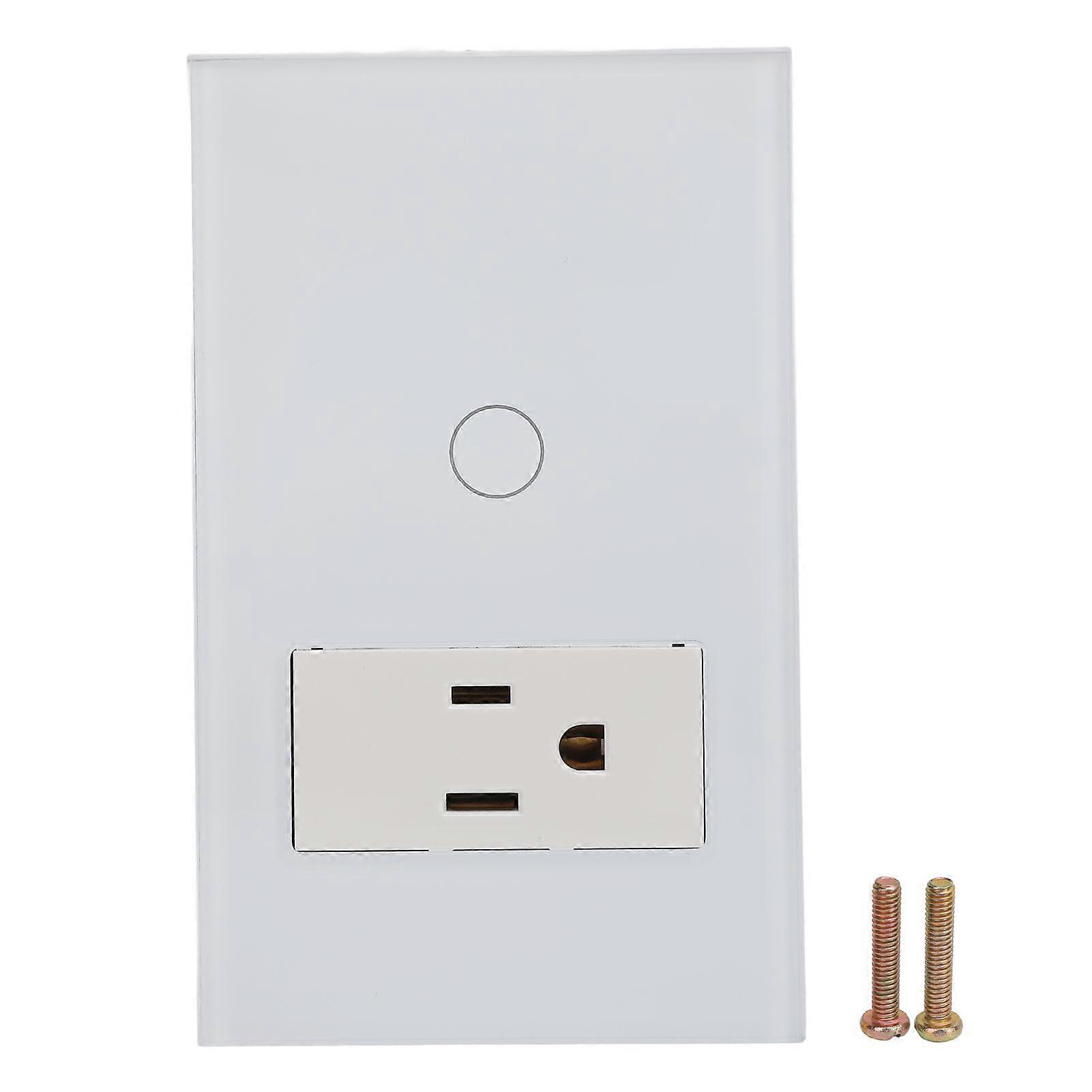 Smart WiFi Phone Remote Fire Zero Control with 3 Holes Socket Touch Light Switch for Home Use Hotel