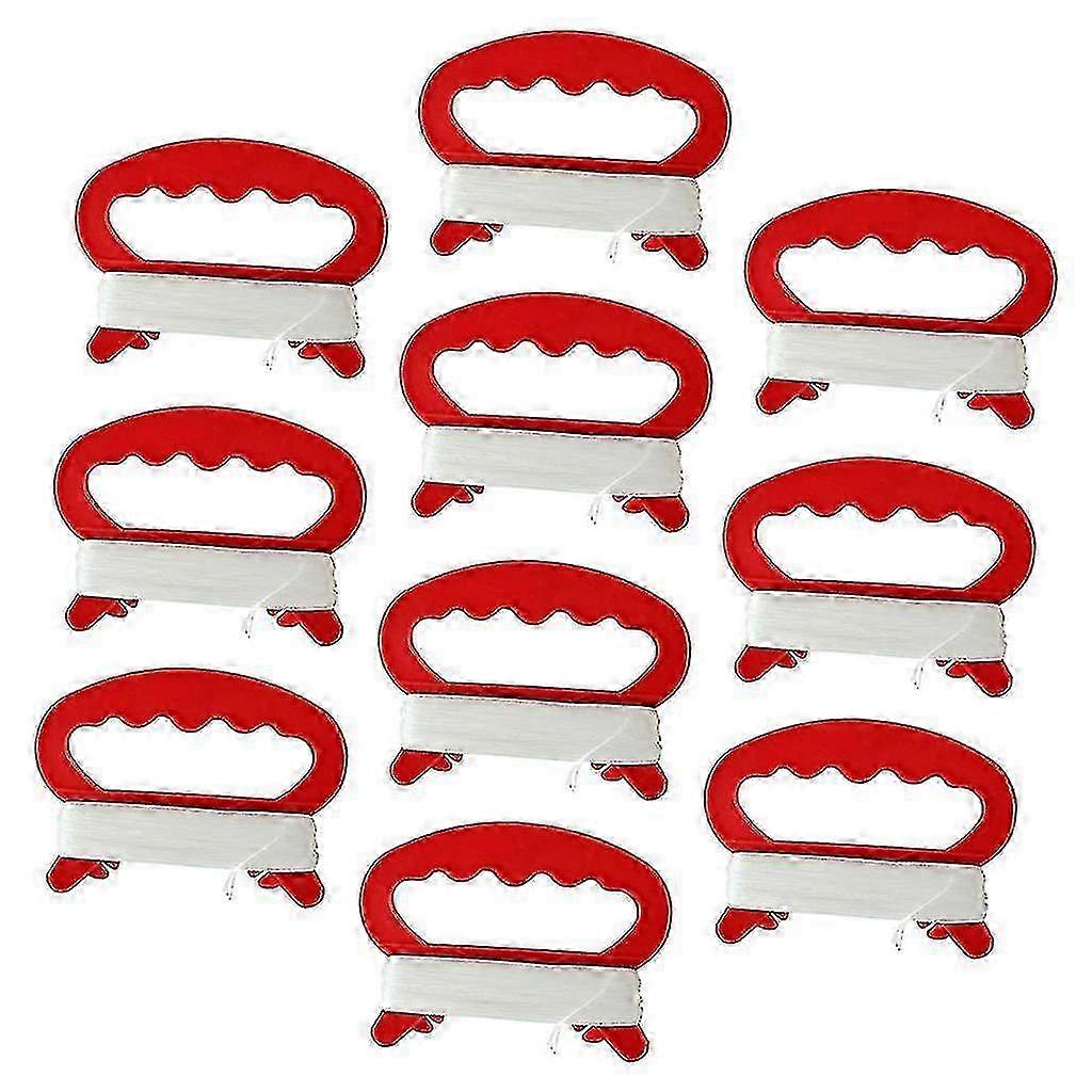 D-Shape Kite Spool Handle Set with 30-Meter String – 10 Pack for Kids & Adults