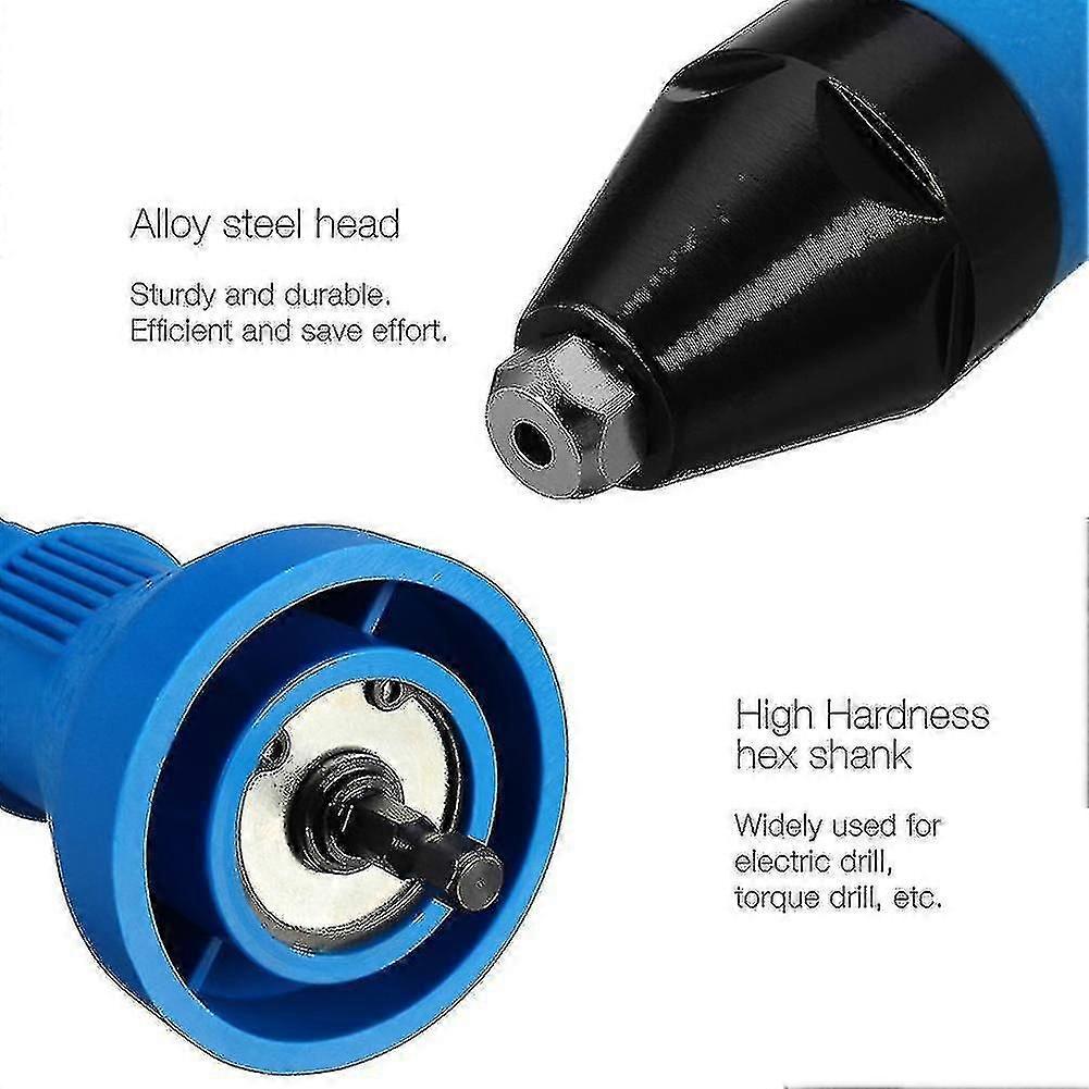 Electric Rivet Nut Gun Rivet Nut Tool Cordless Adapter Rivet Drill Bits Set Nut Gun Insert Threaded