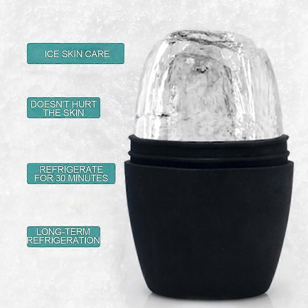 2023 New Ice Facial Cube Massager Ice Roller To Depuff Sculpt Face Pink Shrink Pores Reduce Acne
