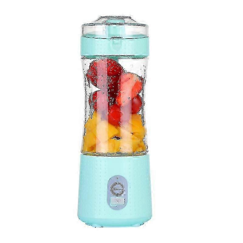 (Blue)Portable Blender for Smoothies and Shakes, TOPESCT 380ML Mini Fresh Juice Blender with 4000 mA