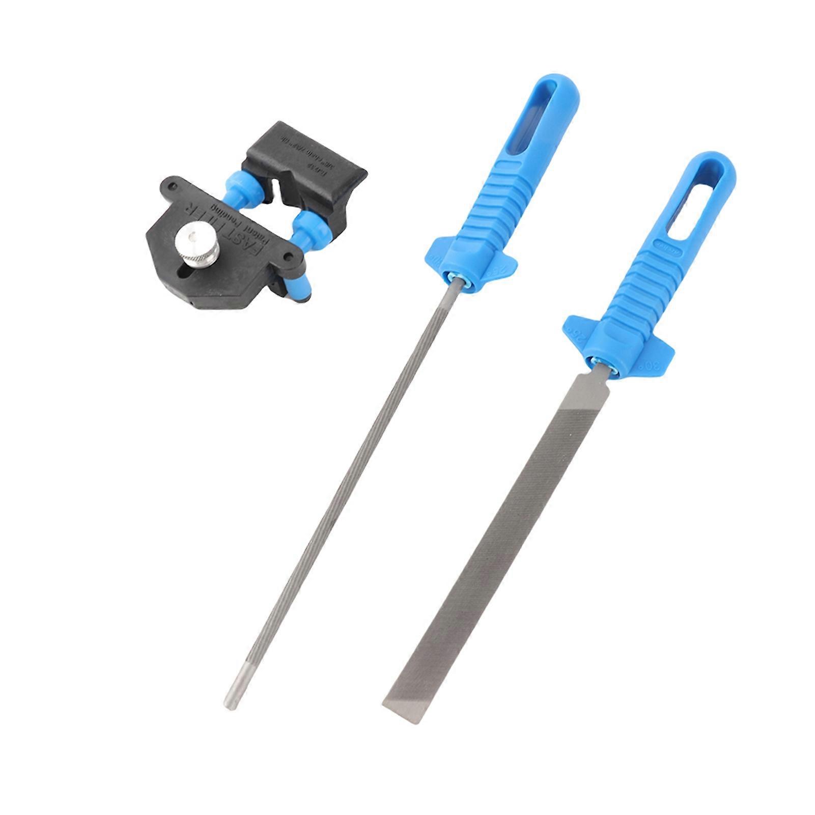 Chainsaw Sharpening Tool Kit Quick Multiple Angles Polished 3/16in 325in Files Set