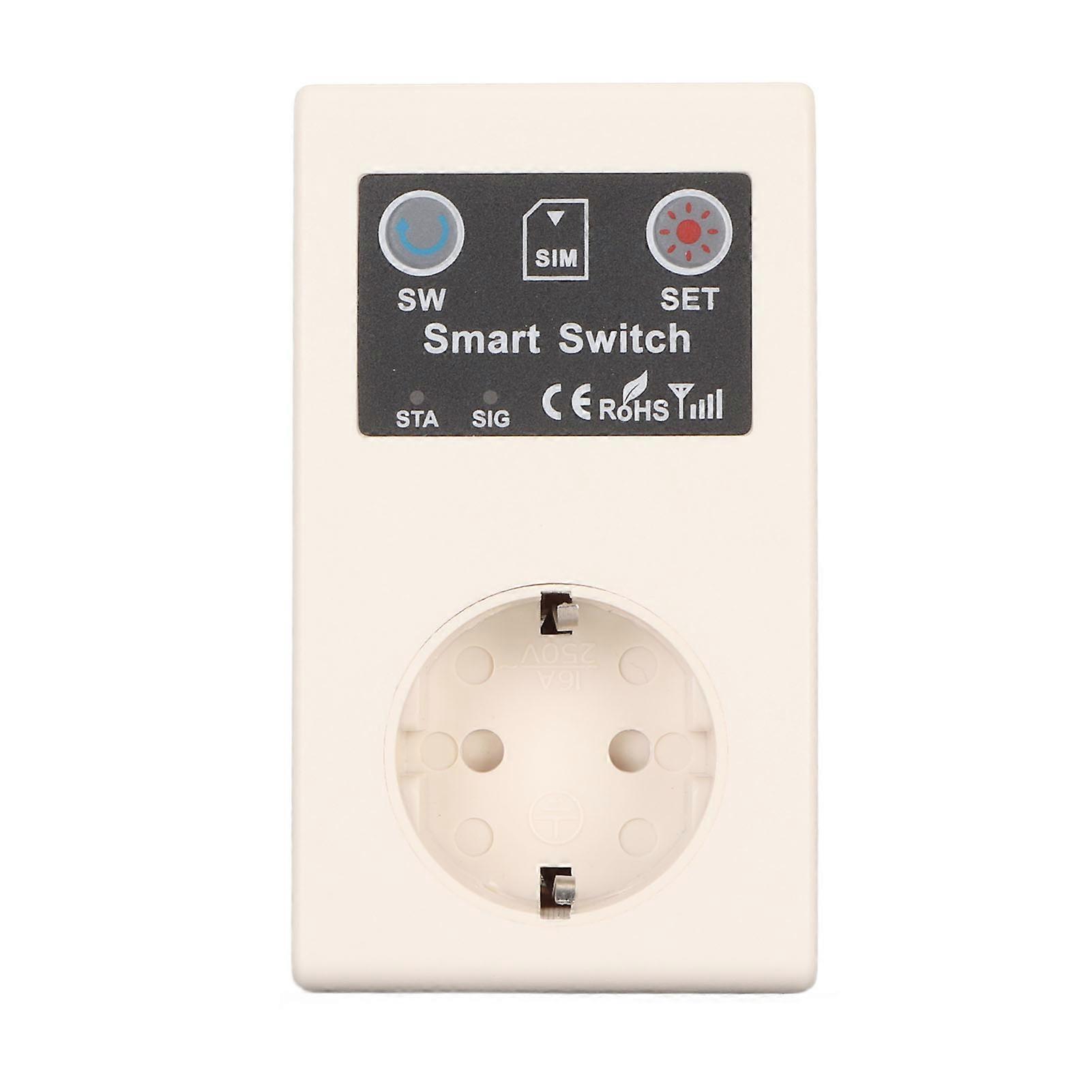 Smart Socket 16A ABS APP Remote Control Power Outlet for Pumps Routers Home Appliances