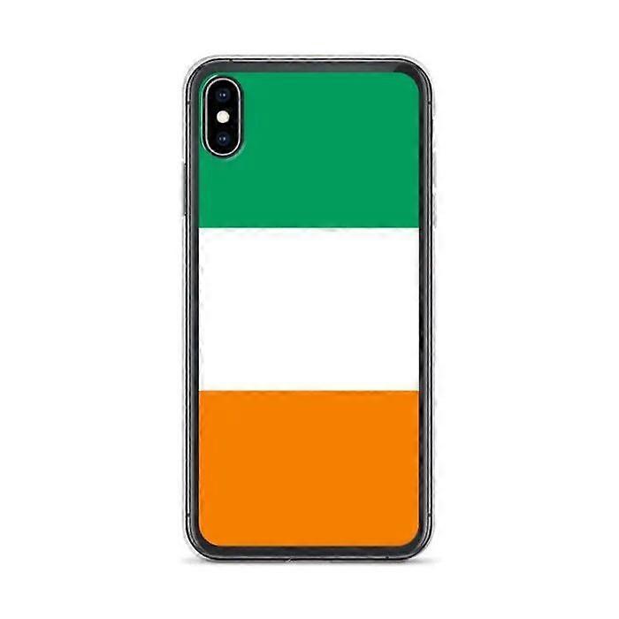 iPhone Case - iPhone XS Max - Ivory Coast Flag - Flexible - Multicolor - Vertical