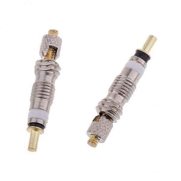 7x 2Pcs Silver Removable Presta French Valve Core Bike Tube Part mesh