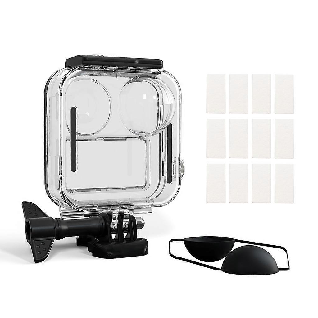 Waterproof Housing Underwater Shell Diving Protective Case Dual Lens Accessory Compatible for Max 360 Panoramic Camera