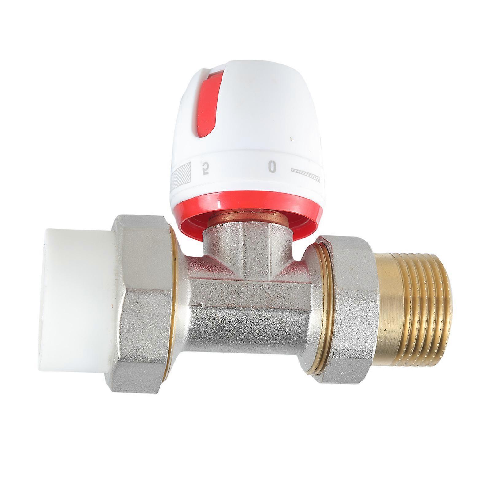Heating Thermostat Adjustable Temperature Control Complete Thermostat Corner Shape Radiator Valves for Heating Systems Multicolor