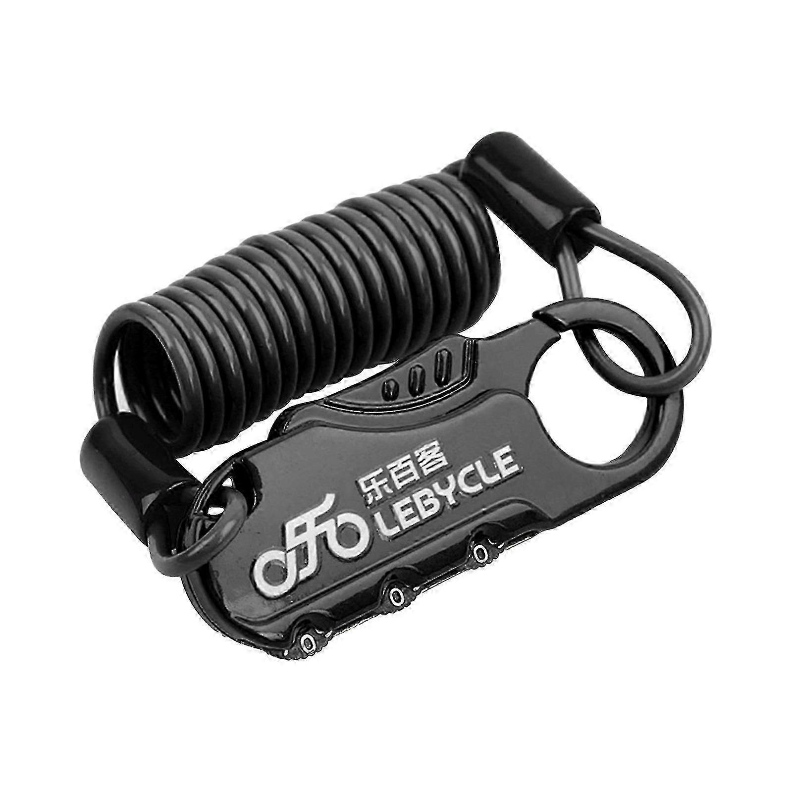 Password Bicycle Locks Rust-proof Compact Combination 3 Number Code Bike Lock for Road Bike