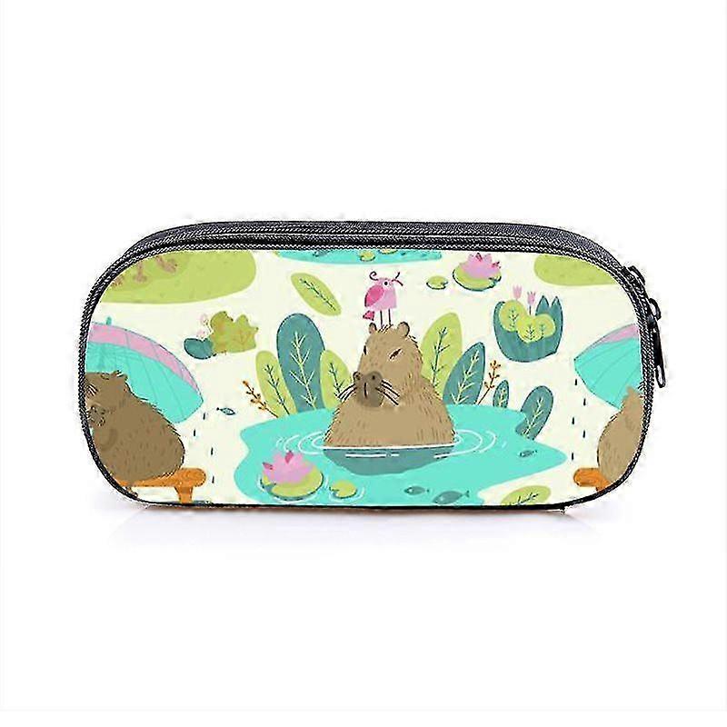 Capibara-themed Children's Pencil Case for Students, Large Capacity, Creative and Multi-functional Cute Design, Ideal for Organizing School