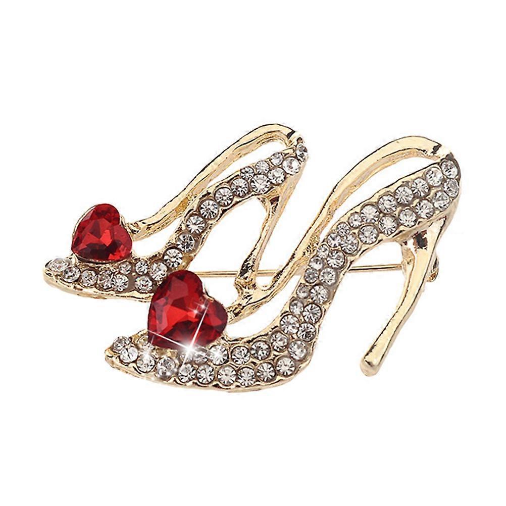 Rhinestone Decorative Brooch, Alloy Durability, Ideal for