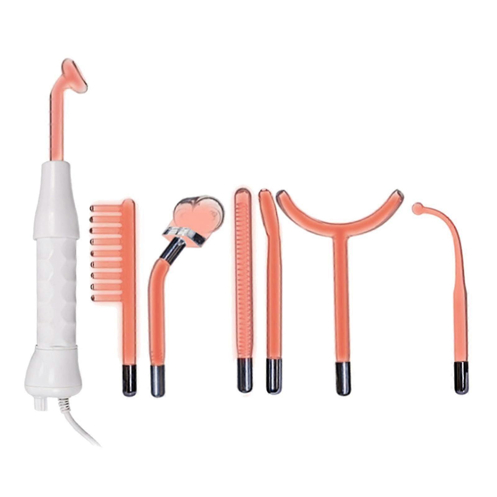 7-in-1 Face Cleaner Handheld High Frequency Facial Machine Wrinkle Reducing