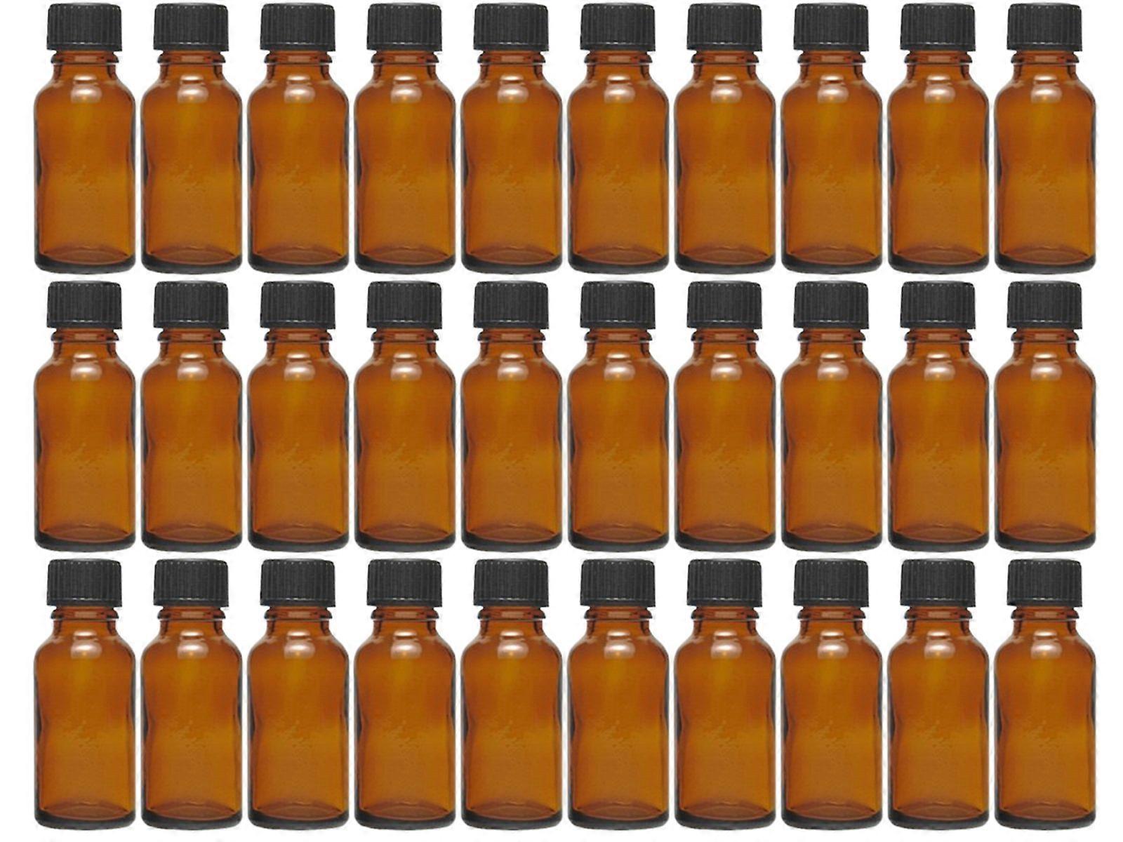 Drop Bottles Set of 50 Glass Bottles with Drip Insert Made of Brown Glass Capacity: 30 ml Pharmacist Bottle Dropper Bottles Dosage Liquids