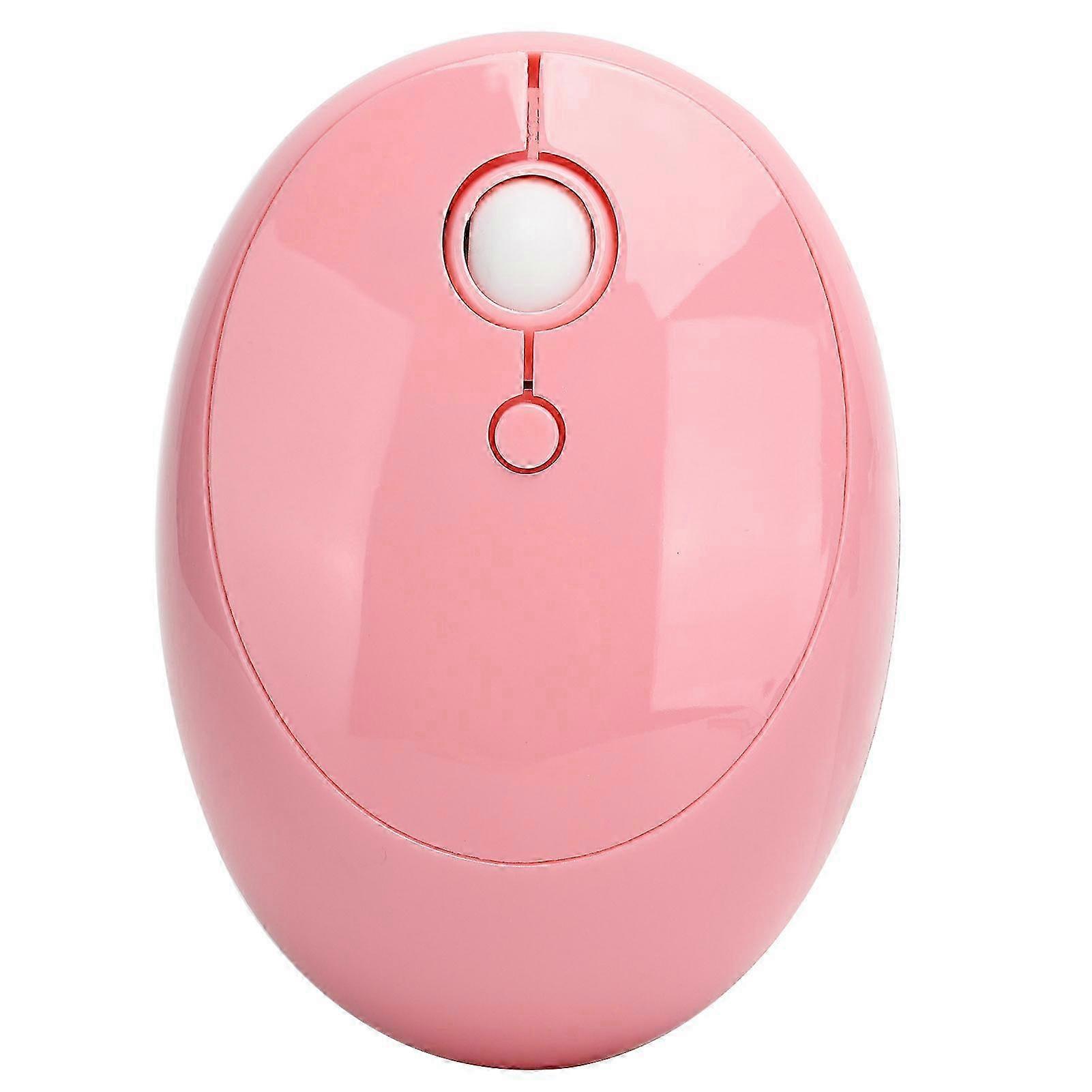 Adjustable DPI Bluetooth Mouse Suitable for Office Use with Windows Laptops and Desktop Computers in Pink Color