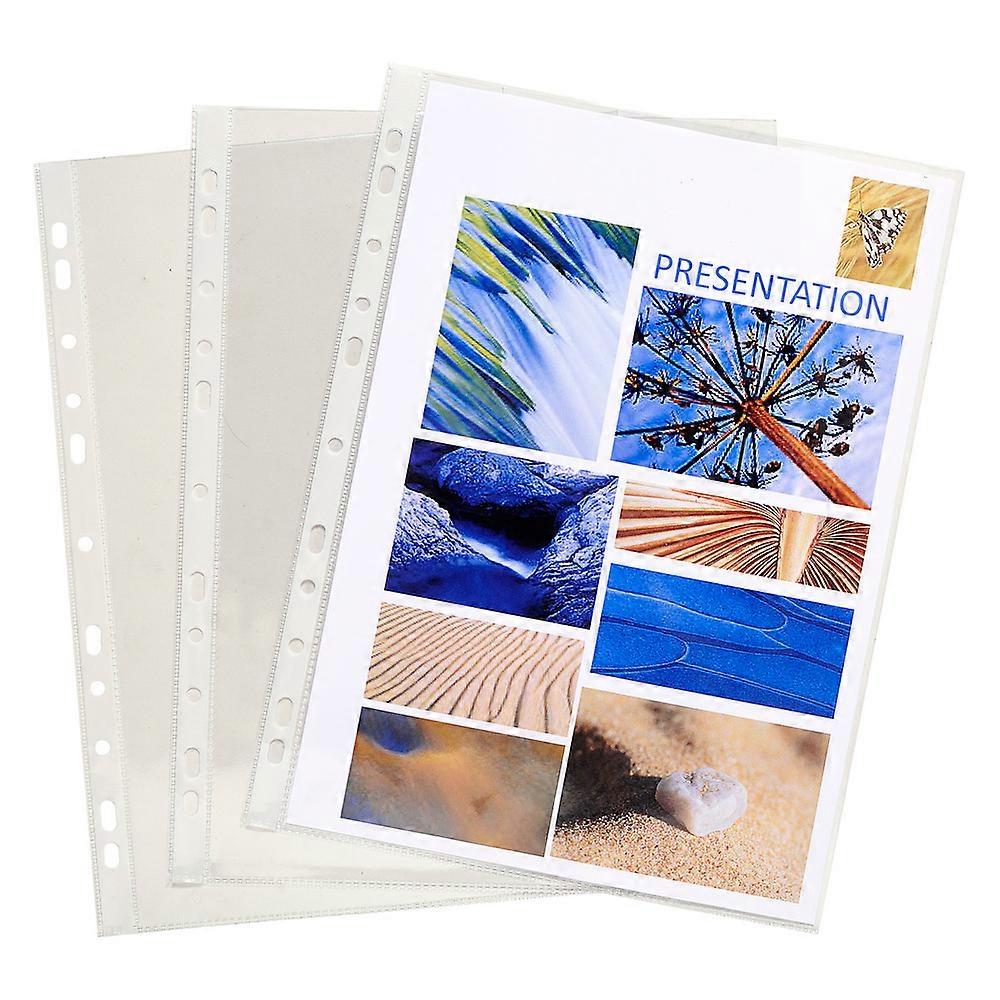 Exacompta 3195E 10x 10 Fundas multitaladros A4 PVC 8/100°