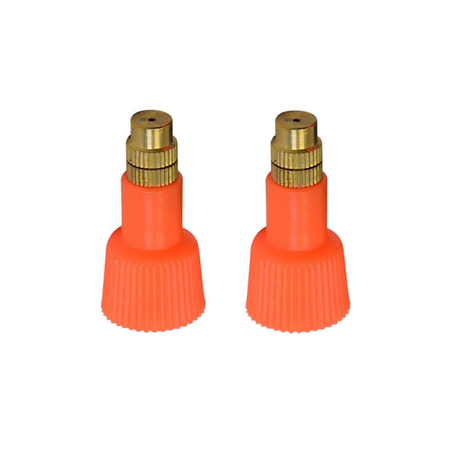 Pack With 2 Adjustable Fog And Direct Spray Nozzle Tips For Garden Sprayers Plastic Water Nozzles Replacement